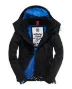 DryDog 跩狗嚴選 跩狗嚴選 極度乾燥 Superdry 女款 透氣網眼內裡 薄款 風衣 外套 防風 連帽 黑藍 金屬藍