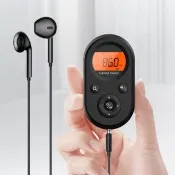 迷你便攜FM/AM收音機 多功能播放器 可充電調頻收音器 口袋收音機 隨身聽MI01  禮物