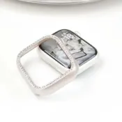 (店+)【山水之寶】Apple Watch 4/5/6/SE1/SE2/SE3 40mm保護殼 閃鑽電鍍邊框保護殼