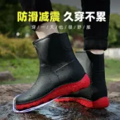 滿屋妍選 （熱門爆品）（萬人回購）【24H.出貨】中筒雨靴 戶外釣魚防水鞋 防滑鞋 中筒雨鞋 家庭廚房膠鞋 加厚耐磨防滑雨鞋 橡膠鞋 雨鞋 雨靴