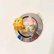 🎉新店開業-優惠多多🎉 臺灣出貨同款派大星馬桶箱按壓器美甲專用創意衛生間沖水開關輔助器