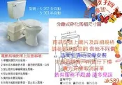 S303 全省“順昌 半自動分離式碎化馬桶S-303 整組”全新公司貨原廠保固 