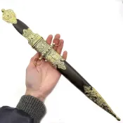 【匠心】龍泉市西洋小劍 裝飾短劍迷你劍 金屬劍龍泉劍 歐式劍 影視拍攝道具劍模型劍真劍 武術防身佩劍 擺飾收藏送禮未開刃