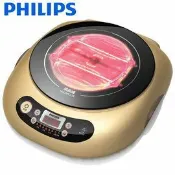 非凡家電生活館 PHILIPS 飛利浦黑晶爐不挑鍋 HD4990 / HD-4990(香檳金色)