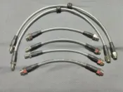 售 E34 Ruff 金屬煞車油管 六條裝六缸 八缸 M5 皆適用 e36 e39 e46 金屬油管