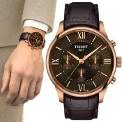 【TISSOT 天梭】Chemin Des Tourelles 杜魯爾系列 三眼計時機械錶 男錶 開學禮 推薦(任選一款)