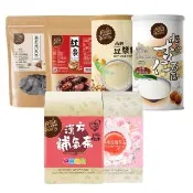 【長青穀典】沖泡飲品綜合福箱 贈提袋2只(免運 無咖啡因 茶包 穀物飲 穀物粉 穀粉 沖泡)