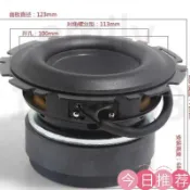 新品下殺 4.5重低音喇叭 丹麥皮亞力士 4欧100w 大功率 Homepod同款 超重低音 长冲程 人声低頻一流 喇叭