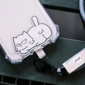 屁屁貓手機夾片連6mm掛繩 十三色入 Phone Strap