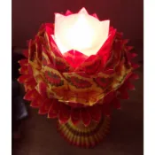 ※福德謝金紙※各式中型蓮花都能點燈的LED電子小蠟燭！頭七/百日/對年/結爐/祭組/神明祝壽/聖誕都適用！