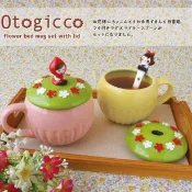 現貨🌸日本 decole 小紅帽 白雪公主 Otogicco 陶瓷杯 馬克杯 咖啡杯 茶杯 附蓋 附湯匙
