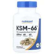 【iHerb】Nutricost, KSM-66 南非醉茄根提取物，600 毫克，60 粒膠囊