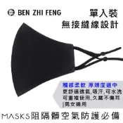 【特價出清-售完為止】防空汙無縫口罩 (7162)
