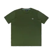 【HOTAI購】【PAUL SMITH】 簽字LOGO刺繡布章多彩斑馬圓領短袖T恤(男款/綠)