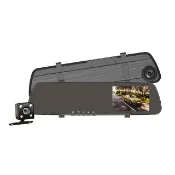 【路易視】HX8 1080P GPS測速警報 雙鏡頭 後視鏡行車記錄器