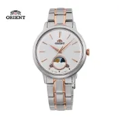 ORIENT 東方錶 Sun & Moon 系列 日月相錶 鋼帶款 RA-KB0001S 白色 - 34.3 mm