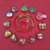 🎉可開發票#端午節艾草香包香囊十二生肖糉子五彩繩手鍊別針鑰匙扣diy配件