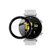 (店+)3D曲面複合 適用 Realme watch S 1.3吋 PMMA+PC 防刮 耐刮 全螢幕 保護膜 保護貼保護貼 軟膜 滿版