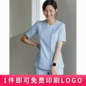 思樂小舖 韓版女護理服彈力速乾刷手服洗手衣助理服美診所制服生服護士服褲裝護服服分體套裝