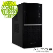 Acer 宏碁 Altos P130F10 SE 商用工作站 (U7-265/64G/1TB+1TB SSD/W11P)