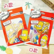 辛普森行李箱裝飾貼紙 【行李箱貼紙】防水貼紙 裝飾貼紙 行李箱 霸子 河馬 爸爸 (TS SHOP)