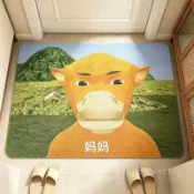 🥗🥗新款地墊耐髒家用腳墊卡通浴室地墊衛生間吸水墊衛生間門口防滑地毯速幹
