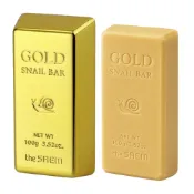 (店+)【THE SAEM】【巴黎麵包】黃金蝸牛洗面皂100g(國際航空版)