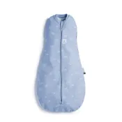 【ergoPouch】ergoCocoon 二合一舒眠竹纖維包巾 (0-3M)｜仿子宮包覆 雙頭拉鍊 防驚嚇反射 新生兒