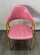 【二手家具宏品】北中南二手傢俱買賣 F5602602*粉色皮餐椅*餐桌 辦公椅 沙發 原木椅 高腳椅 餐桌椅 茶几桌 營