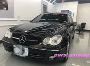 cars_shining 全新 賓士 W203 C200 230 240 C55 一線水箱罩 黑色 銀色 含大星 精品