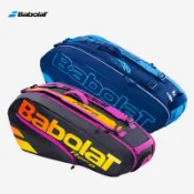 Babolat 網球包(Nadal 版):可容納 6–9 個球拍;多功能、大容量網球包;具有絕緣球拍隔層