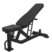 【Fitek健身網】調整型舉重椅／半商用重訓椅＼啞鈴椅／重訓椅＼臥推椅／1107(舉重椅 重訓椅 全黑款)