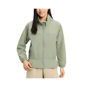 (店+)【Columbia 哥倫比亞】Columbia哥倫比亞 城市戶外系列 純色連帽拉鍊簡約休閒夾克外套 女款 綠色