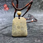 《彩雅寶石精品》天然珊瑚玉墜 有機寶石 S-H