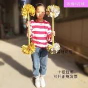 🔥桃園有貨🔥免運鐳射啦啦花球兒童啦啦操花棍器械打蓮湘棍道具舞蹈綵球拉拉隊花棒