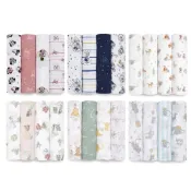 (店+)【aden+anais】經典多功能包巾4入組(米奇/米妮/公主/小飛象/維尼/哺乳巾/萬用巾/嬰兒包巾；寶寶共和國)