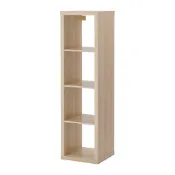 【IKEA 宜家家居】KALLAX 層架組, 染白橡木紋, 42x147 公分