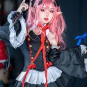 『桃園出貨』 萬聖節服裝 終結的熾天使cos服 克魯魯cos服 女巫 吸血鬼採佩西服裝 cosplay 角色扮演 二次元