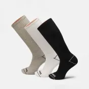 【Timberland】中性多配色中筒襪三入組(A6BBBM05)