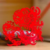 MARK TAIWAN 麥麥大節慶 紙雕書籤(簡約版)│龍運亨通 馬上有錢