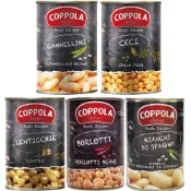 (店+)【Coppola】森果食品 義大利即食豆類罐頭 鷹嘴豆 紅扁豆 焗豆 白腰豆 扁豆