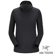 RV城市【ARCTERYX 始祖鳥】女款 彈性透氣登山健行保暖連帽套頭衫 Rho LT 中層衣 面罩式兜帽_29958