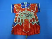 台灣古早味~㊣傳統布袋戲木偶戲服系列~~素面武旦戰甲（下標前請先詢問是否有貨，謝謝）