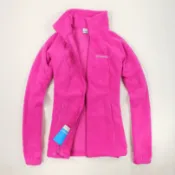 美國百分百【全新真品】Columbia 外套 刷毛外套 輕巧 fleece 保暖 哥倫比亞 粉紅 女 S M號 B534