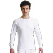 【pierre cardin 皮爾卡登】速乾機能排汗厚暖棉圓領長袖衫-2件組(吸濕速乾 保暖舒適)
