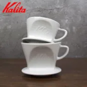 ✨新品上市✨日本Kalita HASAMI 波佐見燒三孔扇形手衝咖啡陶瓷濾杯 HA101/102