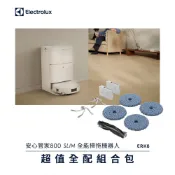 Electrolux 伊萊克斯 安心管家800 Plus 全能掃拖機器人超值全配組合包 (ERK8)