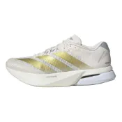 (店+)【adidas 愛迪達】JS4947 adidas Adizero Boston 13 舒適時尚減震透氣回彈 低幫 訓練競速跑步鞋 男款 白金色 愛迪達男鞋 男運動鞋 男鞋
