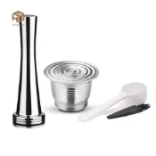 [HOPEUP] 用於 Nespresso 的不銹鋼可再填充濃縮咖啡膠囊過濾器篡改器