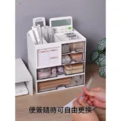 (店+)大容量收納箱 收納箱 整理箱 置物箱 衣物收納箱 桌上型收納盒 自由DIY 塑膠 透明 大容量 抽屜式 桌上型 雜物 文具 臥室 客廳 兒童房 大號儲物箱